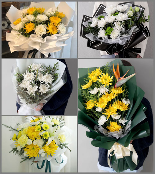 广东广州市花都区梯面镇联民村白事花束代送